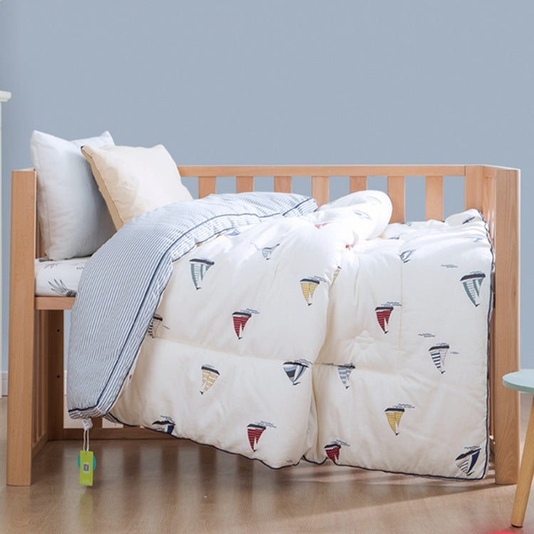 HKM-083283 Pure Cotton Baby Quilts with Polyester Fiber Filling – Winter Warmth for Children Under 6 Years (Various Designs)
