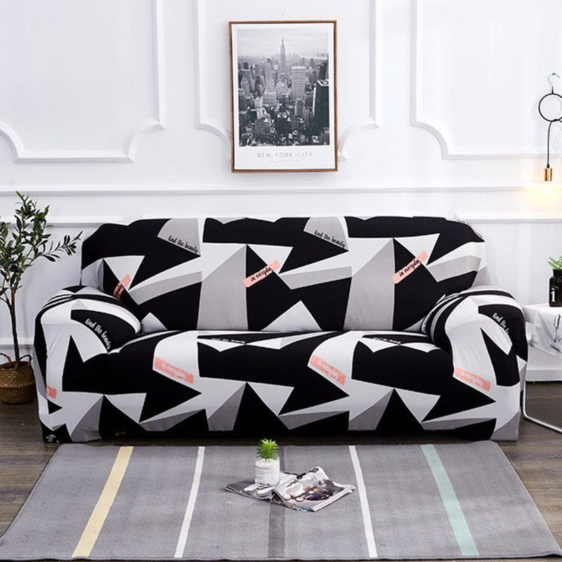 HKM-083347 Stretch Printed Sofa Cover in Various Sizes for Living Room Comfort