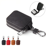 HKM-083347 Universal Faux Leather Headphones Clamshell Protective Case - Solid Color Design