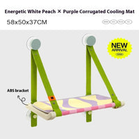 HKM-0834365 Cozy Cat Hammock with Window Sucker for Balcony and Glass Swing