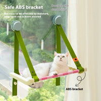 HKM-0834365 Cozy Cat Hammock with Window Sucker for Balcony and Glass Swing