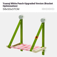 HKM-0834365 Cozy Cat Hammock with Window Sucker for Balcony and Glass Swing