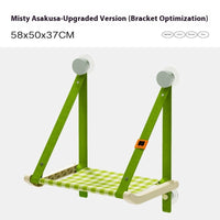 HKM-0834365 Cozy Cat Hammock with Window Sucker for Balcony and Glass Swing