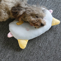 HKM-0835773 Cozy Cat and Dog Sleeping Mat - Oval Pig Pillow & Square Dog Pillow Options