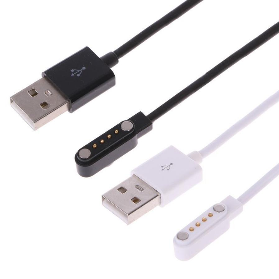HKM-083667 Universal 4-Contact Magnetic USB Charging Cable for Smart Watches and Bracelets