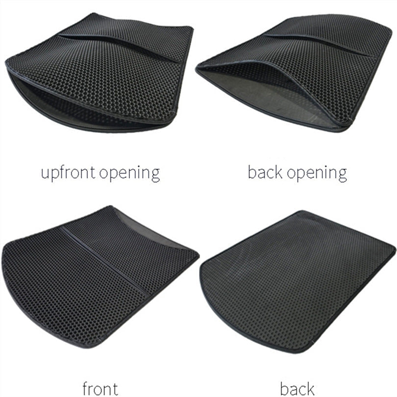HKM-0837565 Folding Sand Pad Cat Scratch and Massage Cushion - Large 75x58cm, Black or Beige