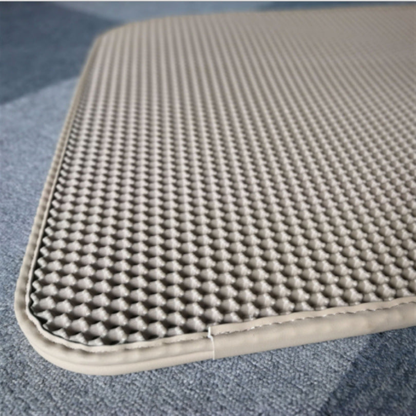 HKM-0837565 Folding Sand Pad Cat Scratch and Massage Cushion - Large 75x58cm, Black or Beige