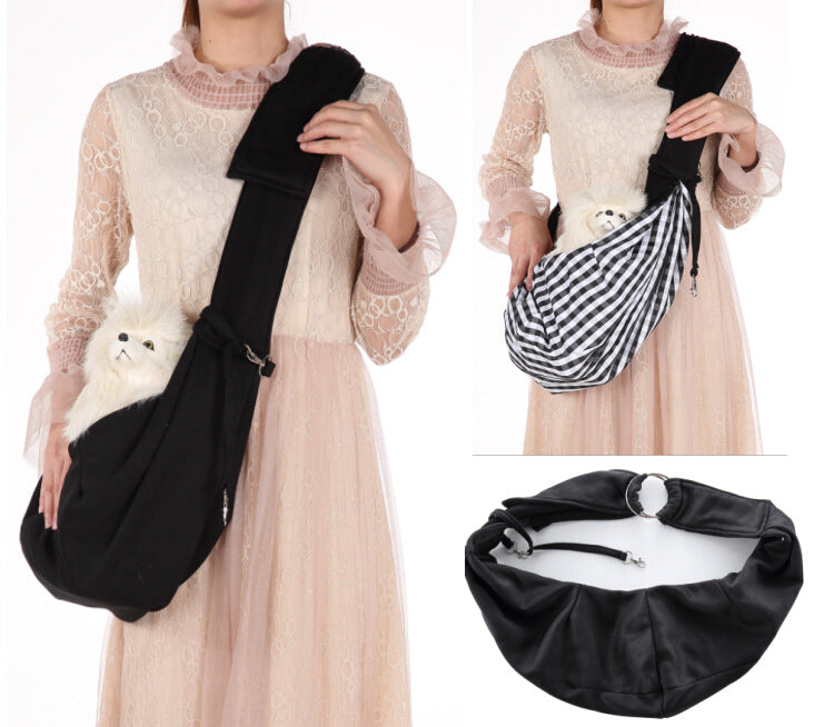 HKM-0837949 Breathable Polyester One-Shoulder Pet Carrier Bag for Dogs