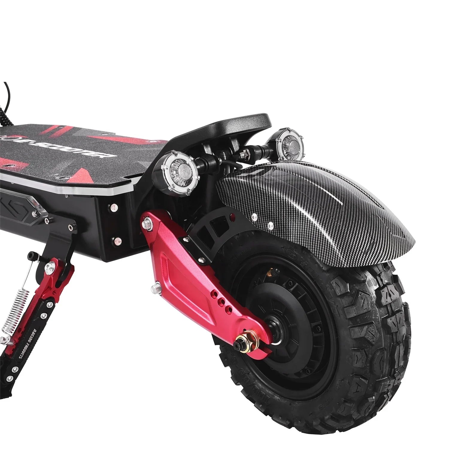 HKM-083795 High Power 6000W Dual Motor Electric Scooter with Bluetooth and Full Suspension, 100-120KM Range, Foldable Design