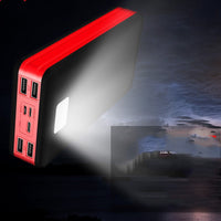 HKM-083987 30000mAh Solar Power Bank with Multi-USB Output for Outdoor Camping