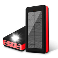 HKM-083987 30000mAh Solar Power Bank with Multi-USB Output for Outdoor Camping