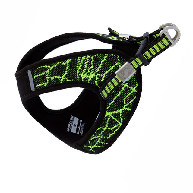 HKM-0840765 Comfortable Breathable Dog Chest Strap with Reflective Features - V8 Model, Available in Sizes XS-L