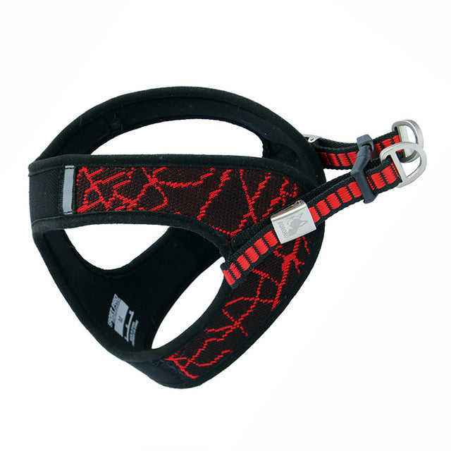 HKM-0840765 Comfortable Breathable Dog Chest Strap with Reflective Features - V8 Model, Available in Sizes XS-L