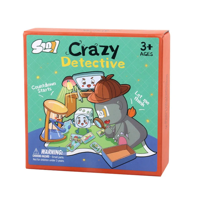 HKM-084179 Interactive Detective Card Game for Kids - Educational Fun for 3+ Years
