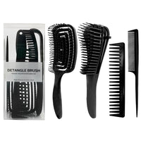 HKM-084179 Multifunctional Eight-Claw Comb Set - 4 Pack, Various Colors Available