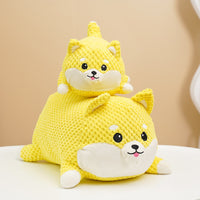 HKM-0842941 Plush Dog Calming Toy - Squeaky Teeth Cleaning Chew Pillow for Puppies