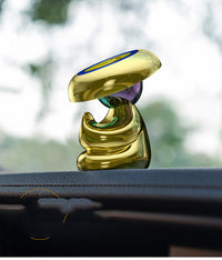 HKM-084307 Rotating Magnetic Holder for Meditation, Compatible with All Phones - Space Silver, Tyrant Gold, Wisdom Black