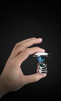 HKM-084307 Rotating Magnetic Holder for Meditation, Compatible with All Phones - Space Silver, Tyrant Gold, Wisdom Black
