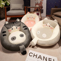 HKM-084499 Cartoon Animal Soft Rubber Cushions for Sofa, Balcony, Office, or Bedroom - Multiple Designs