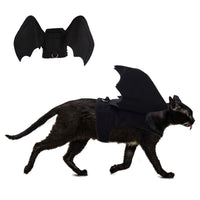 HKM-0845629 Halloween Bat Wings Costume for Dogs and Cats, Comfortable Wear-Resistant Design, Adjustable 3D Wings, Available in Sizes S, M, L