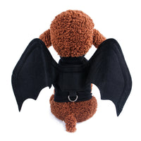 HKM-0845629 Halloween Bat Wings Costume for Dogs and Cats, Comfortable Wear-Resistant Design, Adjustable 3D Wings, Available in Sizes S, M, L