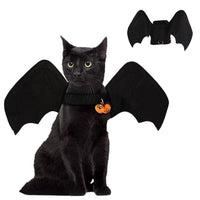 HKM-0845629 Halloween Bat Wings Costume for Dogs and Cats, Comfortable Wear-Resistant Design, Adjustable 3D Wings, Available in Sizes S, M, L