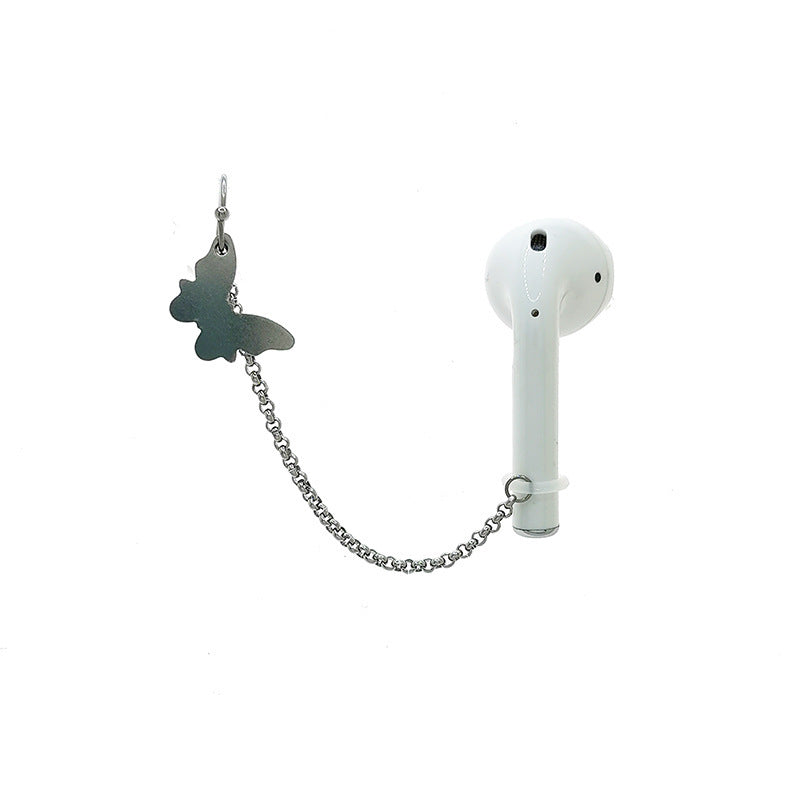 HKM-084627 Universal Non-Pierced Ear Clip for AirPods – Stainless Steel Anti-Lost Sports Earrings