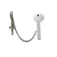 HKM-084627 Universal Non-Pierced Ear Clip for AirPods – Stainless Steel Anti-Lost Sports Earrings