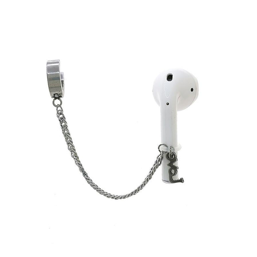 HKM-084627 Universal Non-Pierced Ear Clip for AirPods – Stainless Steel Anti-Lost Sports Earrings