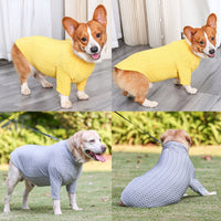 HKM-0847037 High Necked Super Elastic Slim Fit T-Shirt for Pets - Autumn Winter Collection