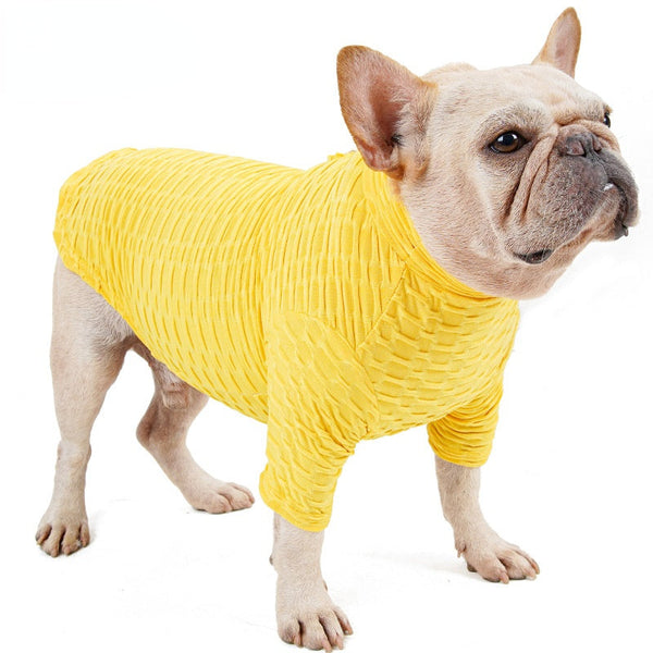 HKM-0847037 High Necked Super Elastic Slim Fit T-Shirt for Pets - Autumn Winter Collection