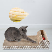 HKM-0847421 Corrugated Cat Scratching Board for Claw Grinding - Vertical & Circular Design