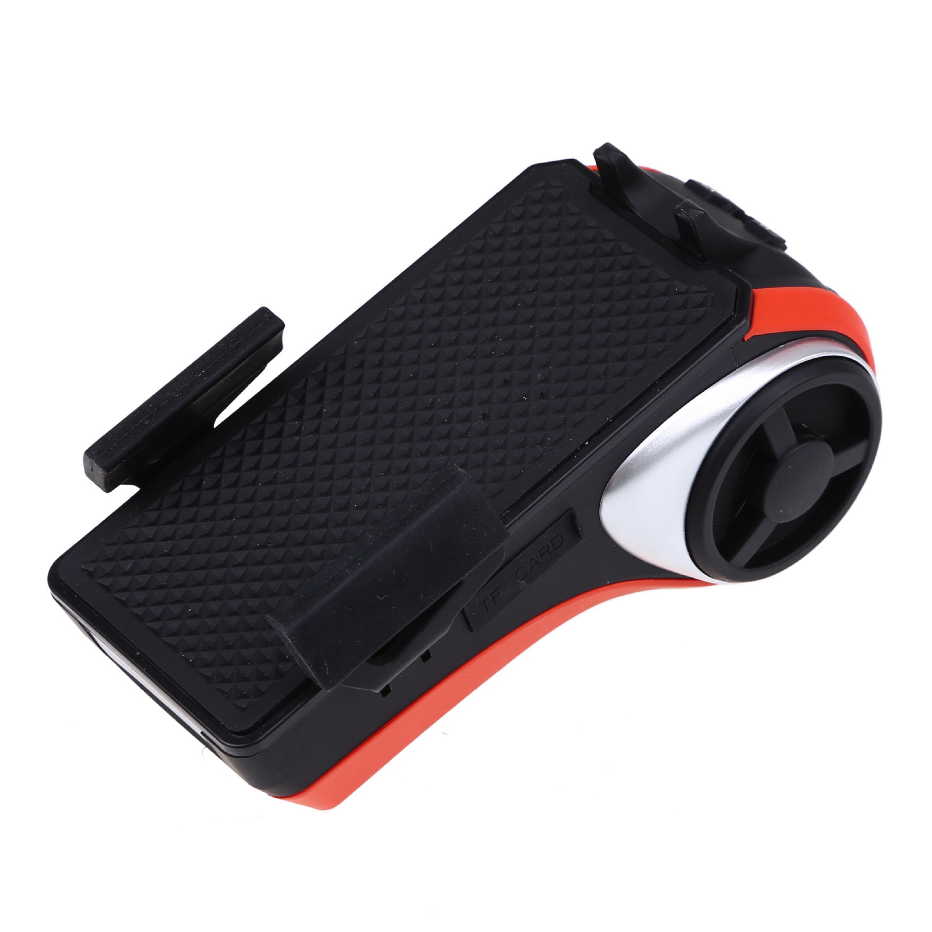 HKM-084755 5-in-1 LED Bicycle Light with Bluetooth Speaker, MP3 Player, Power Bank, and Phone Holder