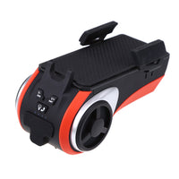 HKM-084755 5-in-1 LED Bicycle Light with Bluetooth Speaker, MP3 Player, Power Bank, and Phone Holder