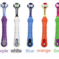 HKM-0848061 Pet Dental Supplies Double-Headed Toothbrush for Effective Teeth Cleaning