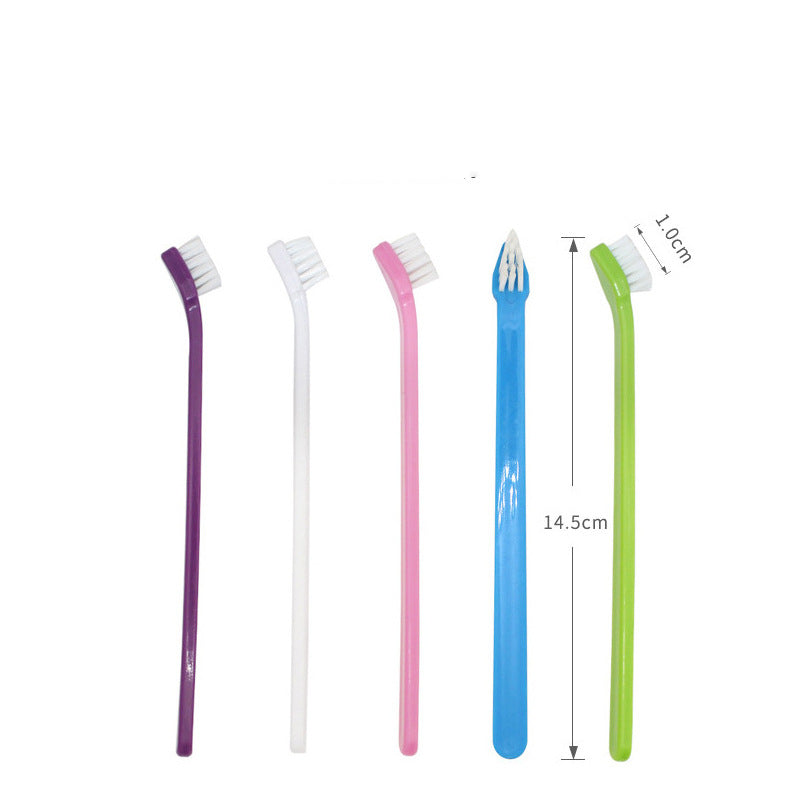 HKM-0848061 Pet Dental Supplies Double-Headed Toothbrush for Effective Teeth Cleaning