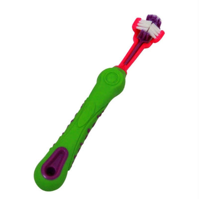 HKM-0848061 Pet Dental Supplies Double-Headed Toothbrush for Effective Teeth Cleaning