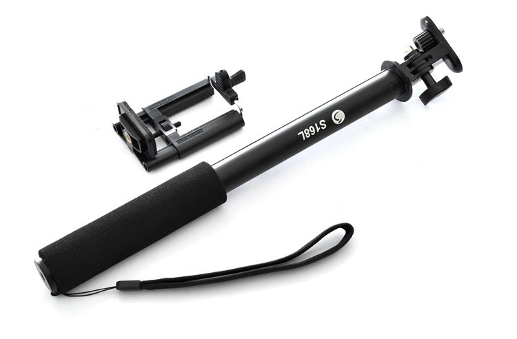 HKM-084819 Aluminum Alloy Mobile Phone Selfie Stick - Compact and Lightweight Design for Easy Photo Capture
