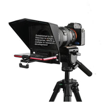 HKM-084819 Portable Smartphone Teleprompter with Adjustable Adapter Rings and Remote Control