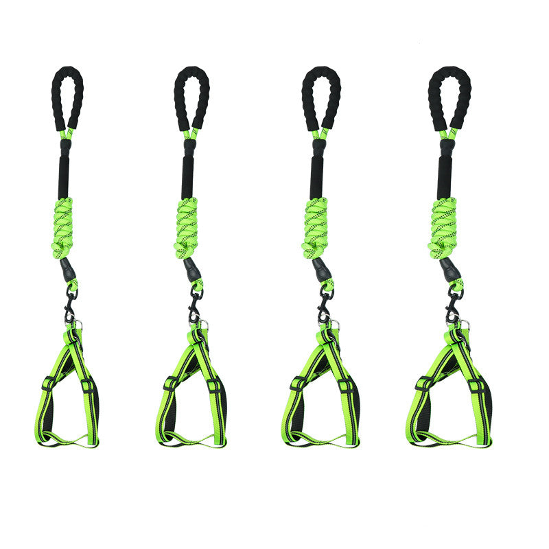 HKM-0851005 Reflective Nylon Extended Dog Leash - Multiple Sizes Available (1.5m to 5m)