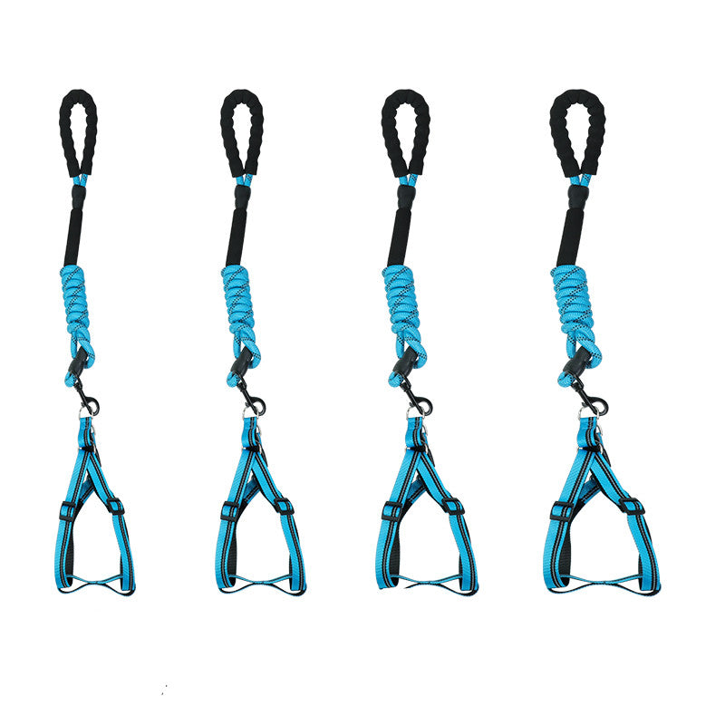 HKM-0851005 Reflective Nylon Extended Dog Leash - Multiple Sizes Available (1.5m to 5m)