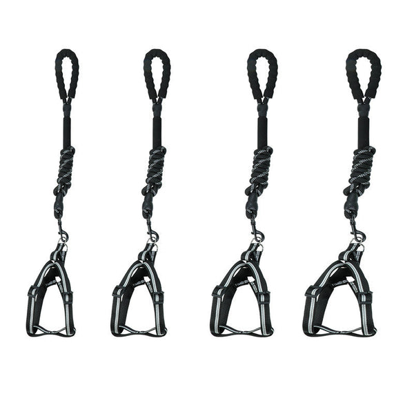 HKM-0851005 Reflective Nylon Extended Dog Leash - Multiple Sizes Available (1.5m to 5m)