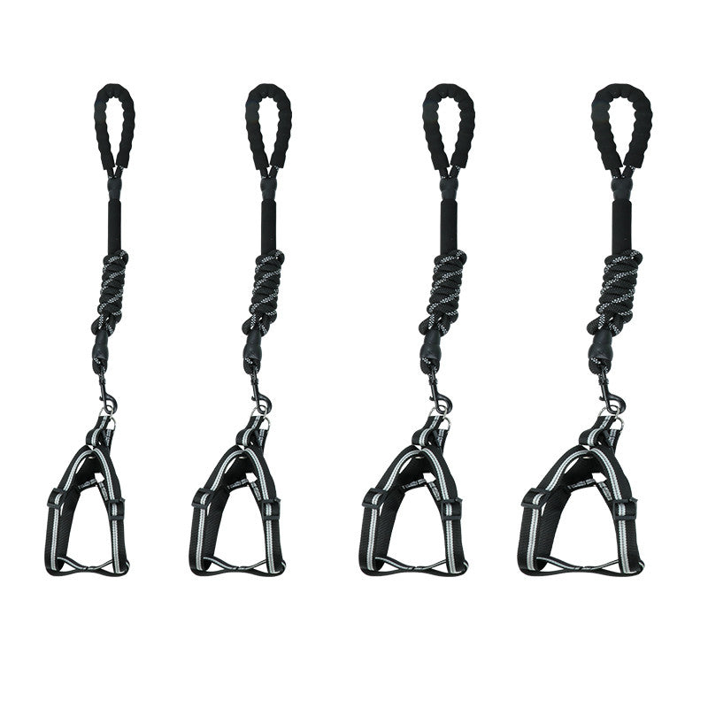 HKM-0851005 Reflective Nylon Extended Dog Leash - Multiple Sizes Available (1.5m to 5m)