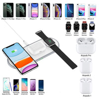 HKM-085139 Three-in-One 10W Wireless Fast Charging Phone Holder - Versatile Mobile Accessory
