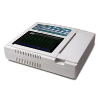 HKM-085267 12-Channel Electrocardiograph with Touchscreen, Dual Print Modes, and Multi-Language Support for ECG Monitoring