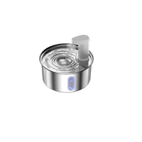 HKM-0853053 Large Capacity Stainless Steel Pet Water Dispenser with Induction and Continuous Modes