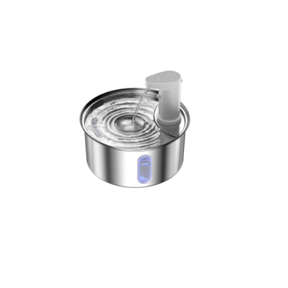 HKM-0853053 Large Capacity Stainless Steel Pet Water Dispenser with Induction and Continuous Modes