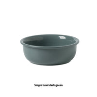 HKM-0853181 Ceramic Pet Bowls with Iron Rack ¨C Double and Single Options Available in Multiple Colors