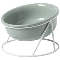 HKM-0853181 Ceramic Pet Bowls with Iron Rack ¨C Double and Single Options Available in Multiple Colors