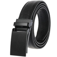 HKM-085459 Genuine Leather Black Belt for Men with Buckle Model LY33-2033-5